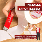 XFasten Double Sided Carpet Tape for Area Rugs, 2 Inch x 10 Yards w/Mini Cutter – Heavy Duty Anti Slip Rug Grip Tape, Works as Rug Gripper, Wood Safe, Easy Removal for Hardwood and Laminate Floors