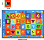 ABC Kids Rug, Kids Carpet for Playroom, Classroom Carpet with Anti-Slip Back, Educational Preschool Rugs with ABC, Numbers, Animals Colors, Shapes, Extra Large Thick (59'' x 39.4", Style 8)