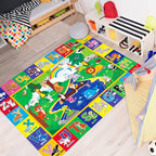 Baby Play Mat for Floor, Baby Crawling Mat Soft Surface Toddler Playmat for Babies, Non-Toxic Foldable Non-Slip ABC Mats for Kids Infants Girls Boys (59X39.4 INCH)