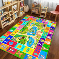 Kids Rug for Playroom, Soft & Non-Slip Educational Rug with ABC, Animals, Numbers, Floor Play Mat for Kid, Preschool Classroom Rugs Playmat for Toddler Nursery Kids (78.7X59 inch, Zoo)