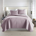 Southshore Fine Living, Inc. Full/Queen Quilt Set, Full Size Quilts with 2 Matching Pillow Shams, Lightweight Quilt Coverlet, Lightweight, Easy Care Machine Washable Queen Size Bedspread, Lavender