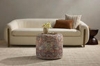 Loloi II Collection LPFLAY2 Spice 18" W x 18" D x 20" H Pouf