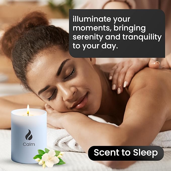 Natur IX Bundle: Calming & Energy Candles – All Natural, Non-Toxic Soy Candles with Essential Oils | Pack of 2, 8.3oz Each