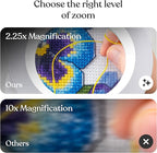 Brightech LightView Pro XL Magnifying Desk Lamp with Clamp, Adjustable Magnifying Glass with LED Light for Crafts, Reading, Close Work, Dimmable Light Magnifier with Wide Glass Lens