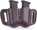 1791 Gunleather 2.2 Mag Holster - Double Mag Pouch for Double Stack Magazines, OWB Magazine Pouch for Belts
