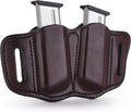 1791 Gunleather Mag Holster 2.1 - Double Mag Pouch for Single Stack Magazines, OWB Magazine Pouch for Belts