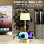 LED Cordless Lamp, 5 Colors Stepless Dimming Table Lamp, Built-in 4400mAh Rechargeable Battery with USB Charging Port, Portable Touch Bedside Light for Patio, Restaurant, Dining (2, Gold)