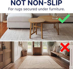 RUGPADUSA - Eco-Plush - 11'x13' - 3/8" Thick - 100% Felt - Extra Cushioned Rug Pad - Available in 3 Thicknesses, Many Custom Sizes