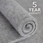 RUGPADUSA - Eco-Plush - 9'x13' - 1/2" Thick - 100% Felt - Luxurious Cushioned Rug Pad - Available in 3 Thicknesses, Many Custom Sizes