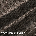 decorUhome Spring Dark Brown Chenille Throw Pillow Covers 12x20 Set of 2 Textured Soft Cozy Slubby Couch Pillow Covers Modern Farmhouse Boho Decorative Pillow Cases for Bed Sofa Living Room