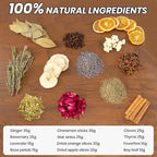 Valentines Day Simmering Potpourri for Every Season with 12 Pcs Different Varieties Dried Fruits and Spices Holiday Simmer Pot Kits for Home Fragrance for Mothers, Teachers, Boy and Girl