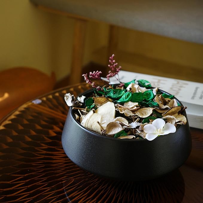 Qingbei Rina Spring Potpourri Bags,Vanilla Scented Potpourri Bowl Filler,White Decorative Dried Flower, Home Fragrance, Bathroom Vase Filler,8.4 oz|2 Bags