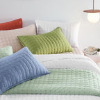 WDCOZY Pink Oversized California King Size Quilt Bedding Sets with Pillow Shams, Cal King Lightweight Soft Bedspread Coverlet, Quilted Blanket Thin Comforter Bed Cover, 3 Pieces, 118x106 inches