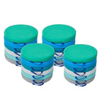 SoftScape Classpack 15 inch Round Floor Cushions with Handles; Flexible Seating for Daycare, Preschool, Classroom, Library and More; 2 inch Thick Deluxe Foam (24-Piece) - Contemporary, 13773-CT