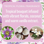 Fresh Scents Scented Sachets | Passion Flower | Tropical Floral Home Fragrance | Long Lasting (Up to 6 Months) | Air Freshener for Closets, Drawers, & Cars | 6 Pack