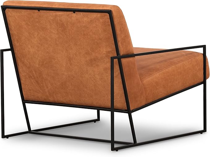 Bo Lounge Chair in Cognac Tan