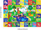 Baby Play Mat for Floor, Baby Crawling Mat Soft Surface Toddler Playmat for Babies, Non-Toxic Foldable Non-Slip ABC Mats for Kids Infants Girls Boys (59X39.4 INCH)