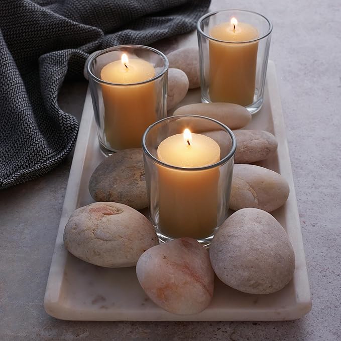 Royal Imports Votive Candle, Unscented Wax for Wedding, Birthday, Party, Spa, Holiday & Home Decoration (36, Ivory, 15 Hour)