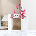 JAKY-Global 6pcs Babys Breath Artificial Flowers Gypsophila Bouquet Bulk Fake Spring Silk Small Flowers Real Touch Faux Floral for Home Bedroom Kitchen Garden Wedding Christmas Party DIY Decor (Rose)