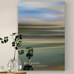 Renditions Gallery Canvas Nature Wall Art Home Paintings & Prints Serene Blue Sky Ocean Inspirational Wall Hanging Decorative Artwork for Bedroom Living Room Office Kitchen - 32"x48" LT06