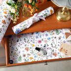 BBTO 20 Sheet Scented Drawer Liners for Dressers 15.8" x 22" Scented Fragrant Cabinet Paper Liners Non Adhesive Drawer Paper Mats for Bedroom Home Closet Shelves(Wildflower)