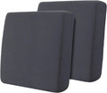 Hokway Stretch Couch Cushion Slipcovers Reversible Cushion Replacement Slipcovers Sofa Cushion Covers(Gray, 2)