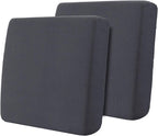 Hokway Stretch Couch Cushion Slipcovers Reversible Cushion Replacement Slipcovers Sofa Cushion Covers(Gray, 2)