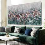 GAIDUOMAI Floral Canvas Prints Retro Wall Art Nature Art Posters for Home Wildflower Painting for Living Room Hallway Decor 29x58 Inch Large Size