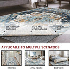 Waterproof Rug Pad, 2x20 ft Area Rug Non-Slip Carpet Pad, Non-Slip Rug Pads for All Floors and Finishes, Felt Pad for Hardwood Floors, Keeps Carpets in Place Soft and Safe