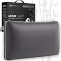 Queen Size Cooling Pillow - 100% Viscose Made from Bamboo Infused with Charcoal - Eco-Friendly Firm Bed Pillows for Back and Stomach Sleepers - Hypoallergenic Comfort for Better Posture (Charcoal)