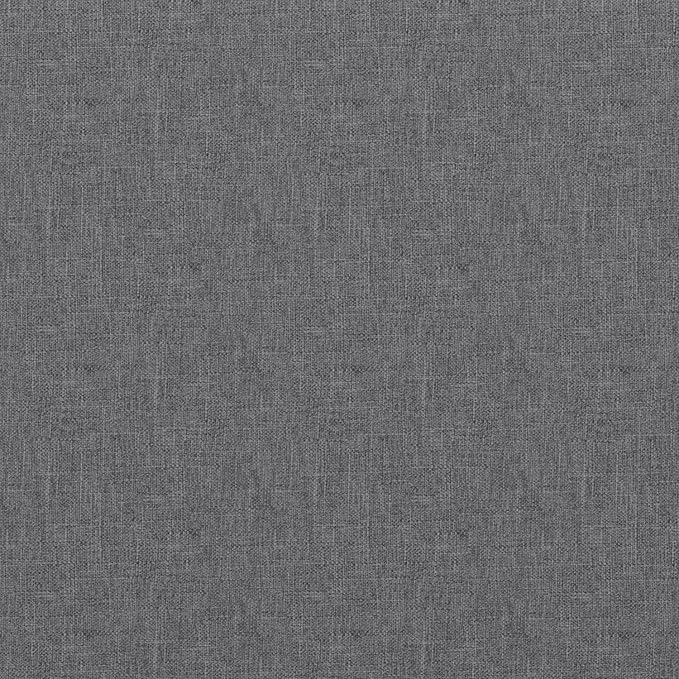 SIMPLIHOME Rockwood Cube Storage Ottoman with Tray - 17 inch Wide Upholstered Linen Look Fabric Square Storage Ottoman in Slate Grey, Contemporary Cube Ottoman for Living Room with Serving Tray