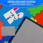 ABC Kids Rug, Kids Carpet for Playroom, Classroom Carpet with Anti-Slip Back, Educational Preschool Rugs with ABC, Numbers, Animals Colors, Shapes, Extra Large Thick (59'' x 39.4", Style 8)