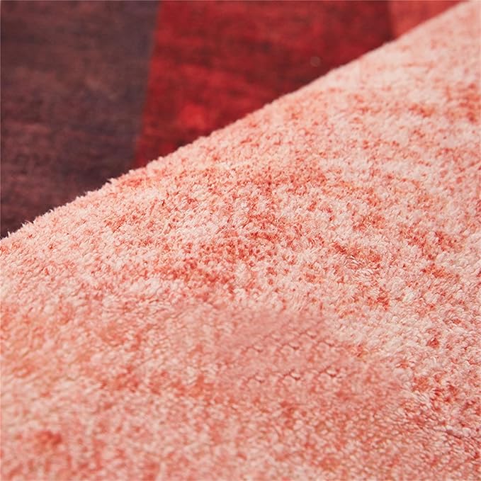 Play Game Area Rugs Jump and Counting Game Crawl Jump Mat with Colorful Hopscotch and Rainbow Designs Yellow Baby Play Collection Anti-Slip Carpet Home Learning Matfor Kids Room Playroom, 2x5ft