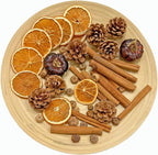 Fall Potpourri Bowl Filler with Mini Pumpkin, Cinnamon Stick, Dried Orange Slices, Pine Cone-Perfect for Farmhouse Harvest Christmas Thanksgiving Autumn Halloween Fall Potpourri