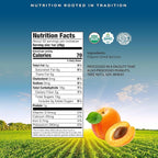 CROP BY POP - Organic Sun Dried Apricots, No Sugar Added, Unsulphured (32oz, 2 LB) Tu Bishvat Favorite - Sweet Healthy Snack, USDA Organic, Non GMO, Vegan, Kosher Resealable Bag