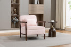 KEIKI Mid Century Modern Accent Chair with Storage, Corduroy Fabric Armchair with Secret Storage Space, for Living Room, Bedroom