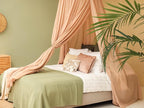 Nougat Bed Canopy for Queen and King-Sized Beds | Bedroom Decoration for Teens or Adults | Conical Shape Insect Netting | Mosquito Net in Multiple Colors and Sizes