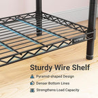 VIPEK V60 Extra Large Portable Closet Rack Heavy Duty Clothing Rack for Hanging Clothes Freestanding Wardrobe, Metal Closet for Bedroom Storage and Organizer, Load 1620lbs, Black