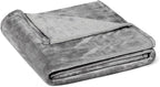 Amazon Basics Soft Fleece Throw Blanket, Lightweight Cozy Blanket for Couch & Sofa, 50 x 60 Inches, Gray