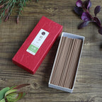 Asayu Japan Incense Sticks Juniper Scent (40gr) for Evening Meditation, Relax or Yoga, Made in Japan Traditional Smoke Type Incense