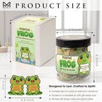 Positive Frog Jar – Cute Thank You Gift, Appreciation Gifts with 60 Uplifting Messages, Funny Emotional Support Frog, Self Care & Christmas Gifts for Women, Teens, Teachers, and Friends
