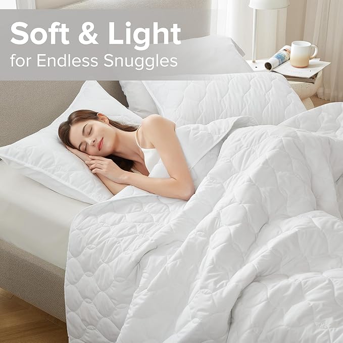 Comfort Spaces Queen Quilt Set Modern Reversible Ogee Coverlet Queen Bedding Set Cozy Quilted Winter Layer, All Season Lightweight Soft Queen Size Quilt, Kienna, Full/Queen White Ogee 3 Piece