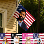 Custom Flag (1x1.5FT to 5x8FT) by BCB Print for Business | Personalized Outdoor Flags with Grommets for Advertising, Events | HD Printed Custom Sign Flag | Express Dispatch+Ship | Made in USA