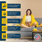 Alternative Imagination 100% Pure Natural Beeswax Votive Candles - 24 Pack - Hand-Poured - Unscented- Light Honey Aroma - 15 Hour Burn - Paraffin-Free, Long Lasting for Prayer, Meditation & Home Decor