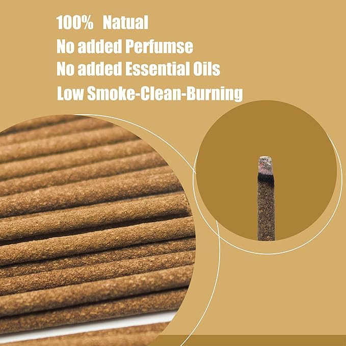 Palo Santo Incense Sticks,Natural Aromatherapy Low Smoke-Clean-Burning-8.3 Inch-1 Hour Burn Time-Yoga-Meditation,30 Sticks