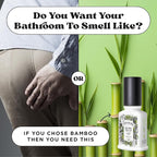 Poo-Pourri Before-You-Go Toilet Spray, Bamboo Rain, 2 Fl Oz, Up to 100 Uses, Bathroom Odor Deodorizer with Essential Oils for Home or Work, Travel Essentials, TSA Approved Size, Bamboo & Fresh Grass