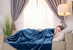 Utopia Bedding Fleece Blanket Twin Size Royal Blue 300GSM Luxury Anti-Static Fuzzy Soft Microfiber Bed Blanket (60x80 Inch)