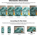 NEWCOSPLAY Super Soft Throw Blanket Light Teal Premium Silky Flannel Fleece Leaves Pattern Lightweight Bed Blanket All Season Use (Light Teal, Throw(50"x60"))