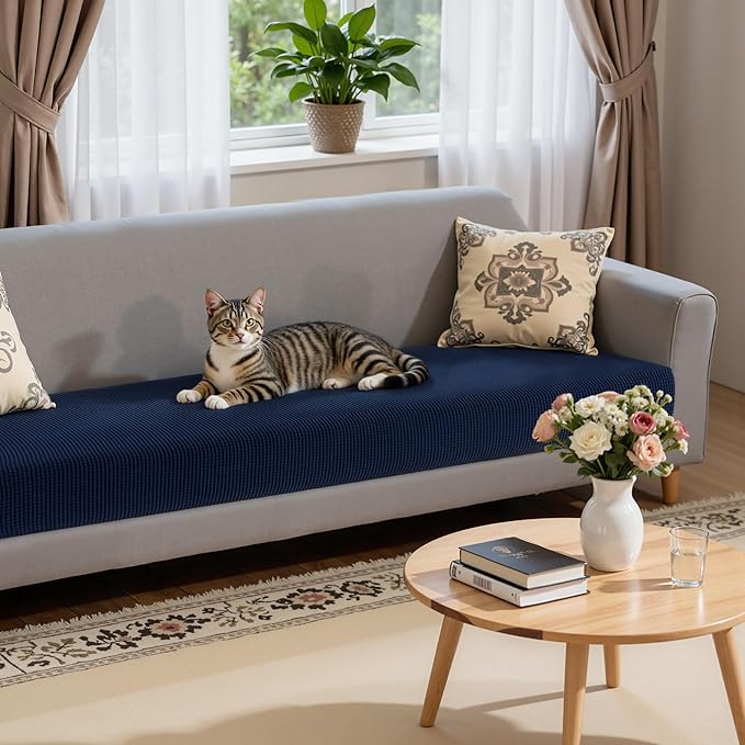 Hokway Stretch Couch Cushion Slipcovers X-Large Reversible Cushion Replacement Slipcovers Sofa Cushion Covers