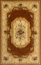 Rugs.com Chateau Collection Rug – 10' x 16' Brick Red Medium Rug Perfect for Living Rooms, Large Dining Rooms, Open Floorplans